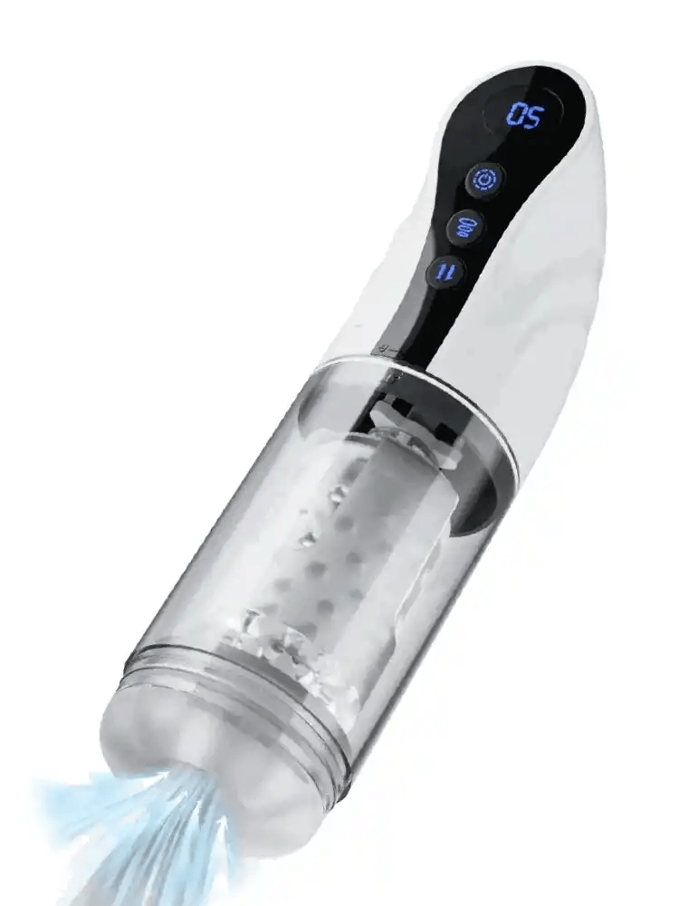 Automatic Stroker 9 Sucking Rotating Thrust Deep Insertion Transparent Body
