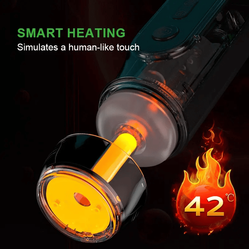 6 In 1 Male Masturbator 4 Sucking 15 Thrusting 6 Vibrating Heating Voice
