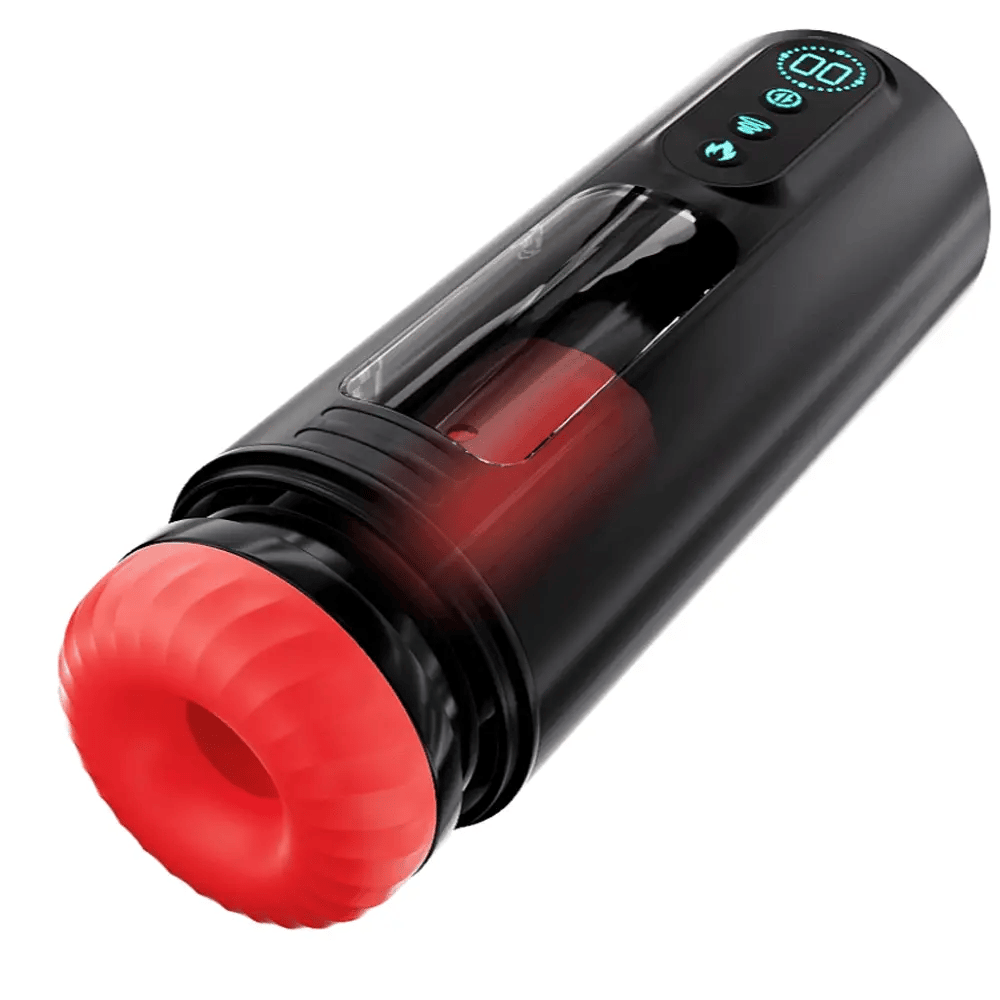 XS6Pro: Heated Masturbator with 9 Thrusting, Sucking, Vibration, Automatic Blowjob Masturbator