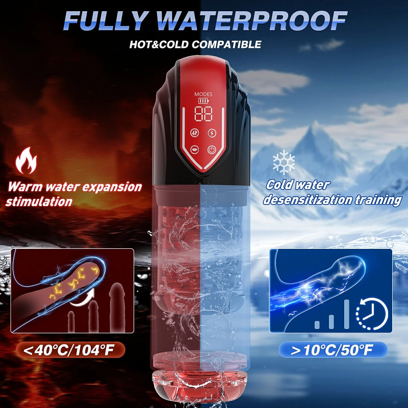 Bathroom Grade Deep Dick Sucking machines Five Action Stimulation