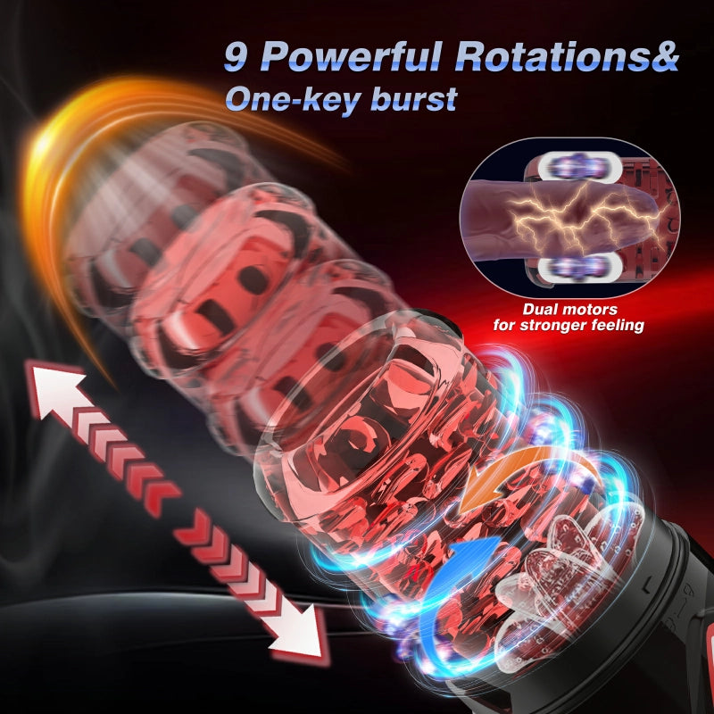 Bathroom Grade Deep Dick Sucking machines Five Action Stimulation