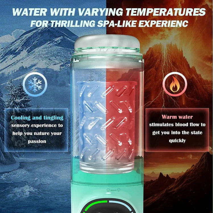 4-in-1 Waterproof Suction & Thrusting Pleasure Device MT4