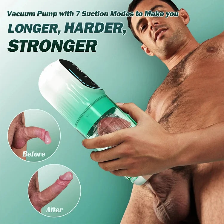 4-in-1 Waterproof Suction & Thrusting Pleasure Device MT4