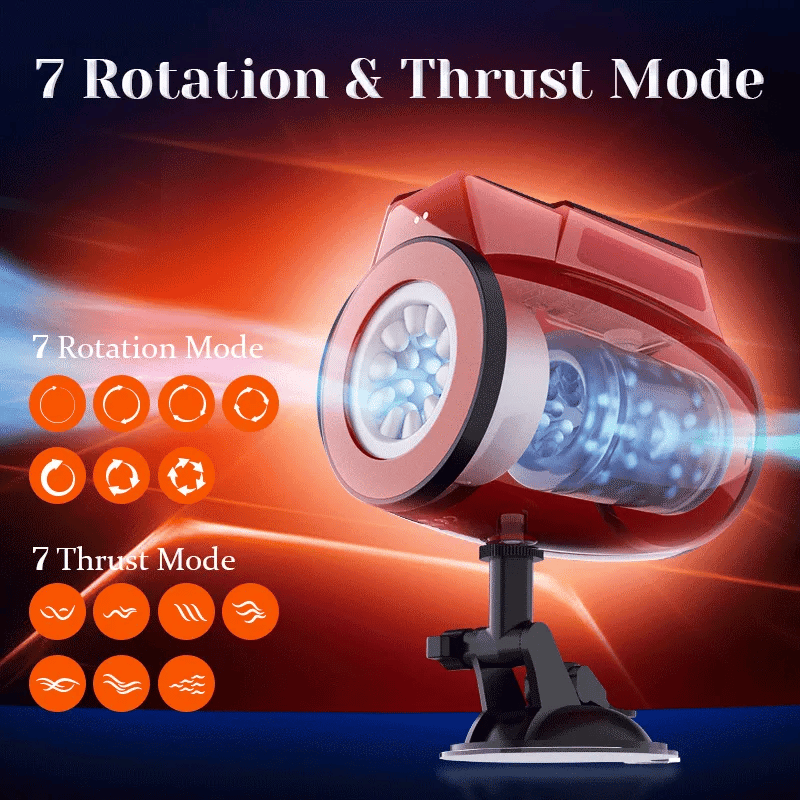 Dual-end Blowjob Machine Thrusting Rotating Vibrating Waterproof