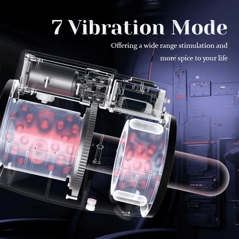 Dual-end Blowjob Machine Thrusting Rotating Vibrating Waterproof