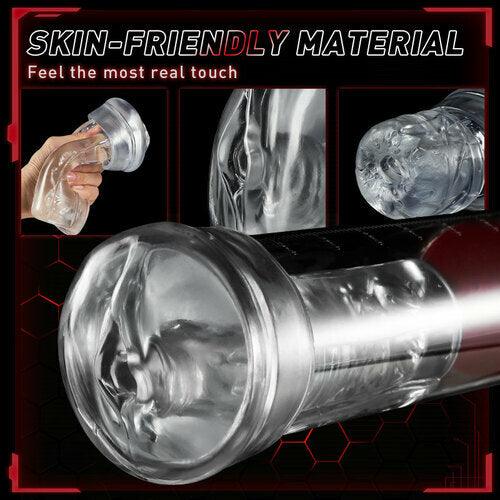 XP13: Best Multifunction Vacuum Penis Pump Stroker with 3 Suction & 9 Vibration Masturbator blowjob machine
