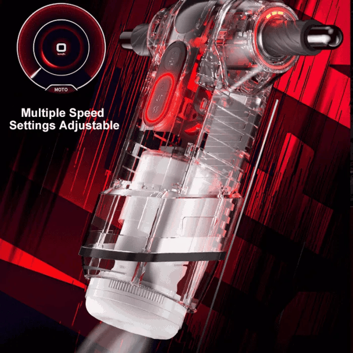 Dual Handle Controlled Thrusting Masturbator