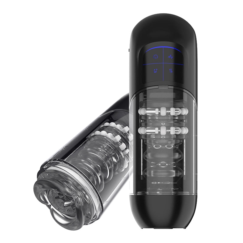 Full Body Waterproof Male Stroker With Thrusting Vibrating Function