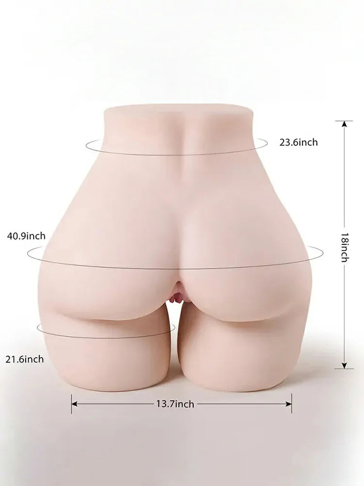 Gena-42.9LB Soft Liquid Jelly huge Ass Sex doll Torso