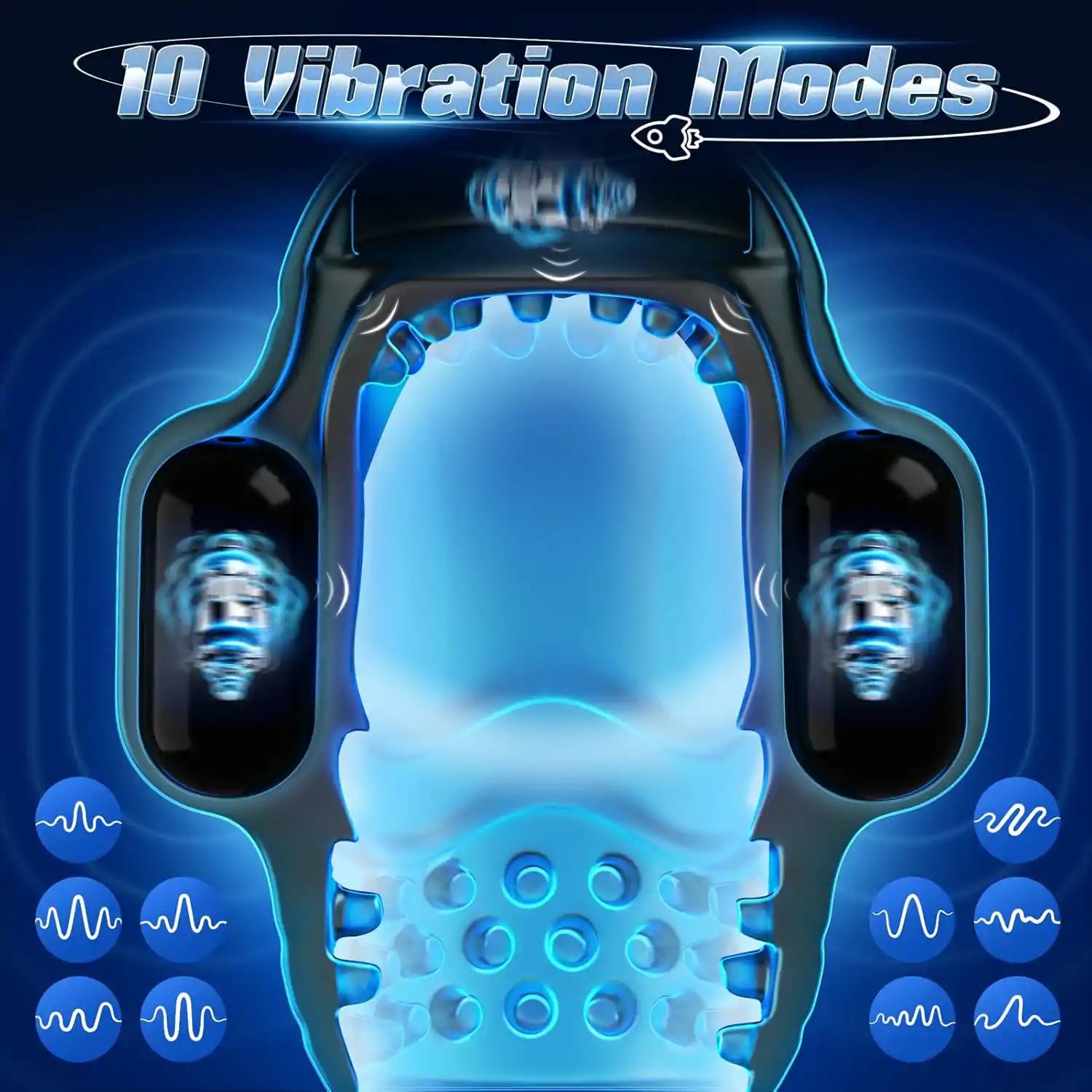 Upgraded App Control 4 in 1 Dick Trainer Vibrating Masturbation Cup