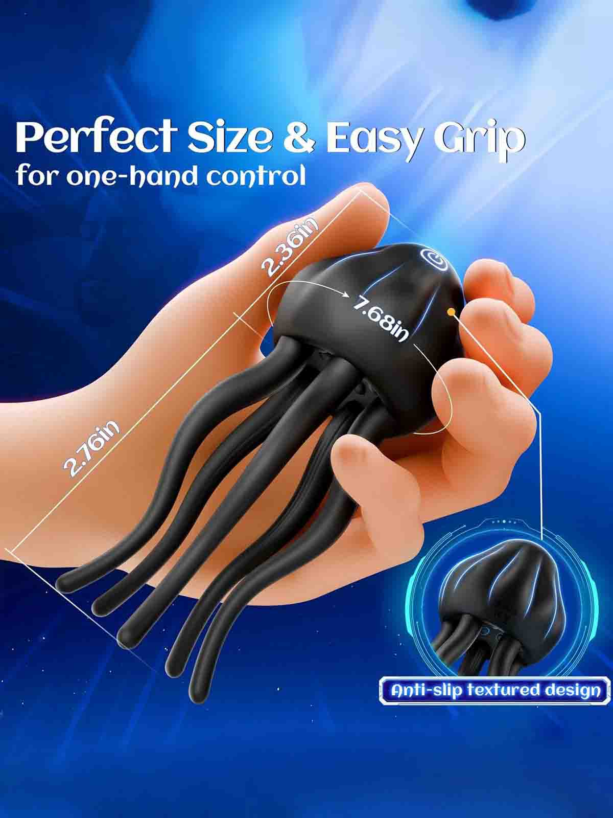 XG22 Male Glans Trainer 10 Vibrating Modes Wrapping Tentacle Male Vibrator Sex toy