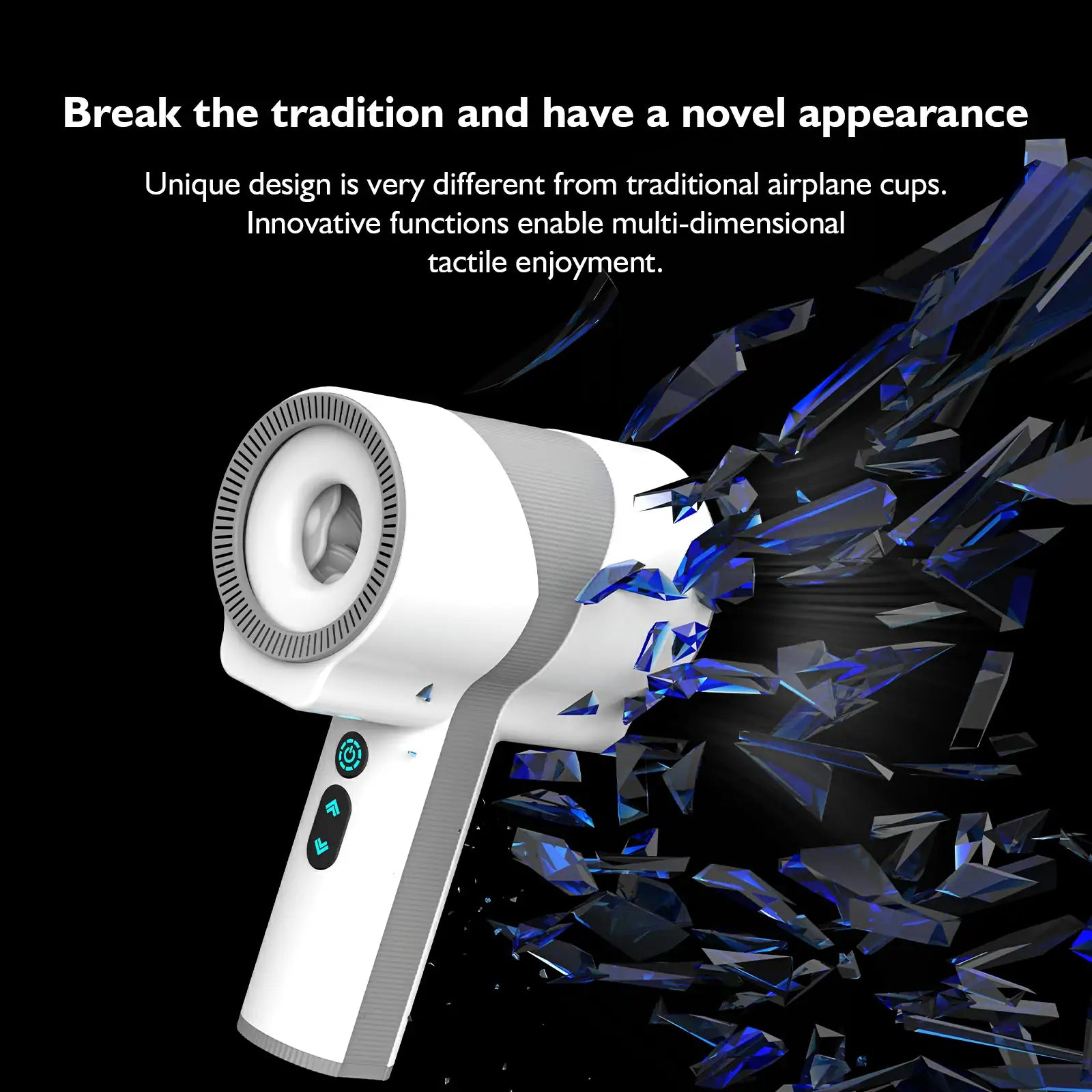 Versatile 3-in-1 Masturbator – Dual Separate Sleeves with Rotating & Thrusting Action