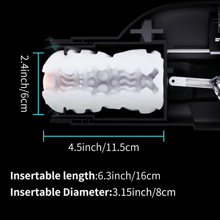 Bermuda Storm High-end  Automatic Masturbator10 Sucking Thrusting 5 Speeds Heating Stroker