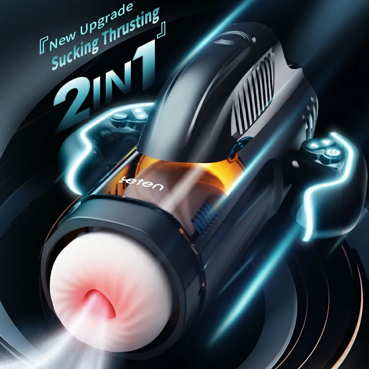 Bermuda Storm High-end  Automatic Masturbator10 Sucking Thrusting 5 Speeds Heating Stroker