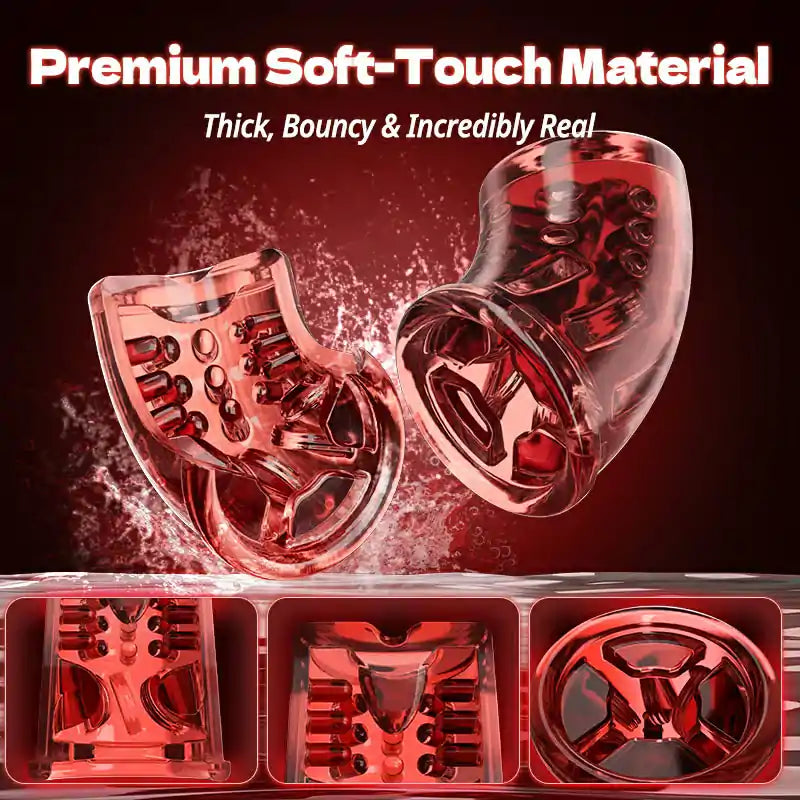 Handle Design 9 Thrusting & Rotating 9 Suction Adult Toys Mens Masturbator