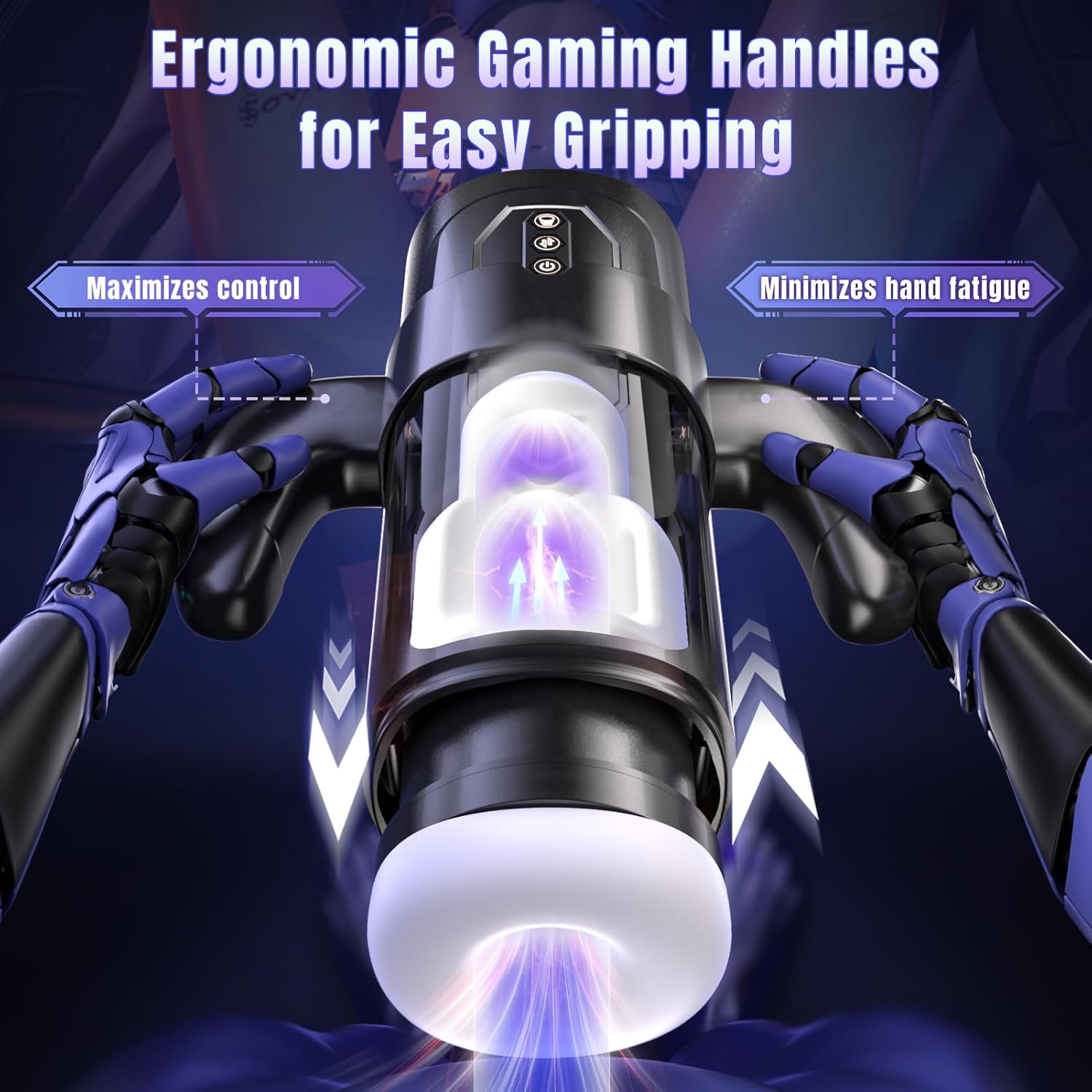 Hot Hands-Free Male Masturbator 6 Thrusting Modes And 3 Sucting Modes