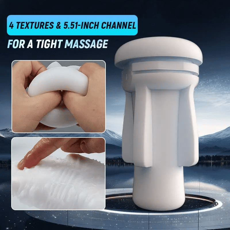 Auto lubrication thrusting Male Masturbator with Remote Control, Hands-Free Wearable, Silent 100% MT32