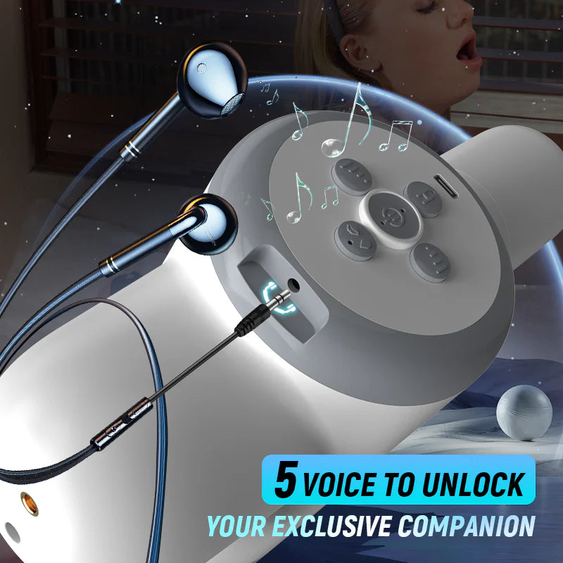Auto lubrication thrusting Male Masturbator with Remote Control, Hands-Free Wearable, Silent 100% MT32