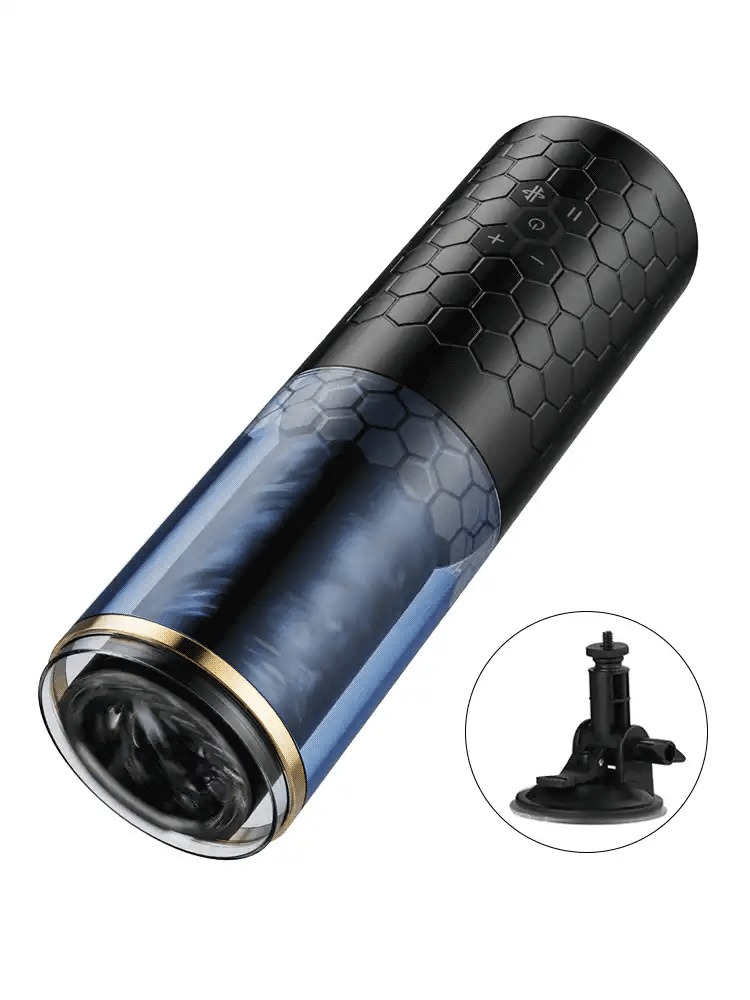Hands Free Automatic Male Masturbator with 10 Thrusting Rotating Modes and Suction Cup
