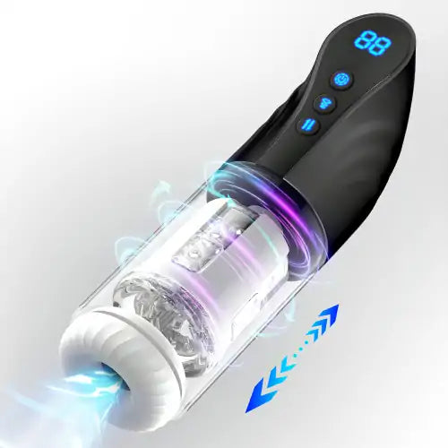 Large Size Blowjob Toy with 9 Suction, Rotation & Thrust Modes for Ultimate Pleasure