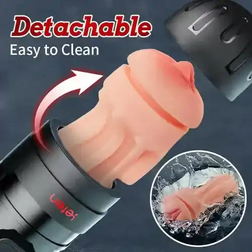 Leten 10 Vibrating Masturbator and Pussy Pockets 2 in 1 APP Control