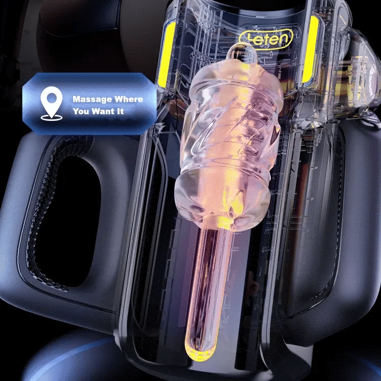 XT5: Jerk Off Machine With 2 Sleeves 10 Modes & 10 Speeds Male masturbator