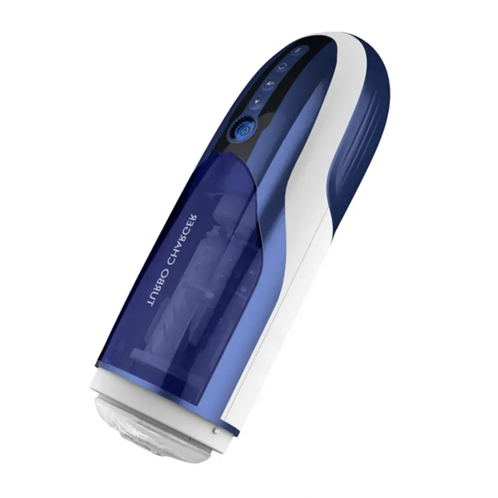 Leten Turbo Charger: 460 Strokes/Min Thrusting & Rotating Stroker with Moaning