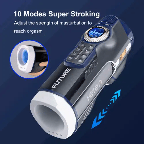 Leten Future Pro Multi-Function Thrusting Male Masturbator with Airbag Massage& Heating