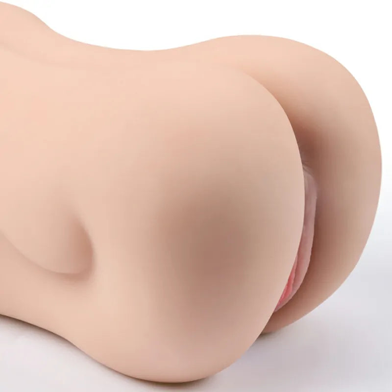 Life Like TPE Pocket Pussy 6.6LB Dual Channel Male Stroker Toy