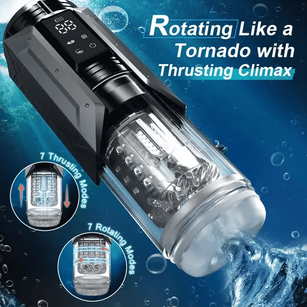 Male Stroker 7 Sucking Vibrating Thrusting Rotating 100% Waterproof