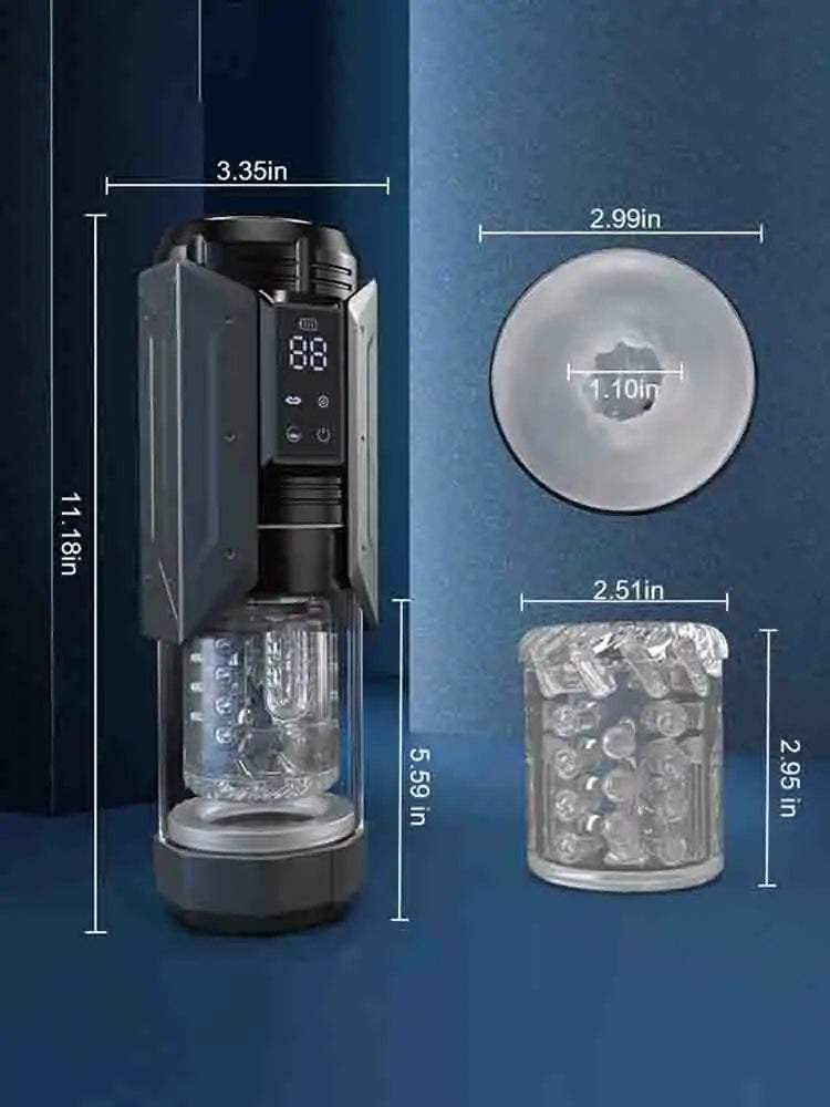 Male Stroker 7 Sucking Vibrating Thrusting Rotating 100% Waterproof