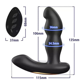 P M15 Remote Control 10 Frequency Vibrating Prostate Massager