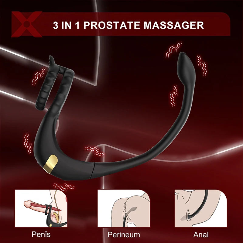 Prostate Massager Penis Taint Anal Sex Toy MT2