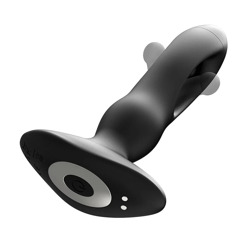 Prostate Massager 10 Flapping Vibrating Remote Control Anal Plug MT4