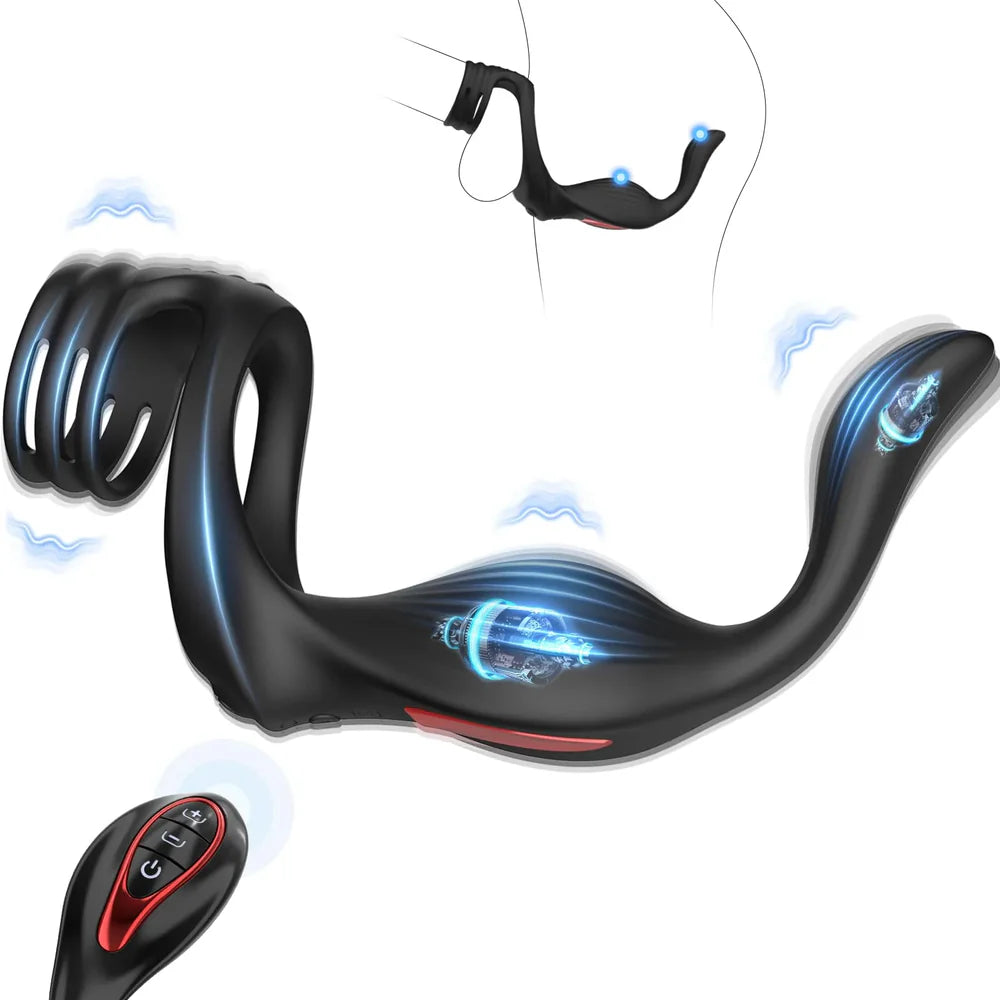 Prostate Massager Penis Testicle Perineum Anal Vibrator MT5