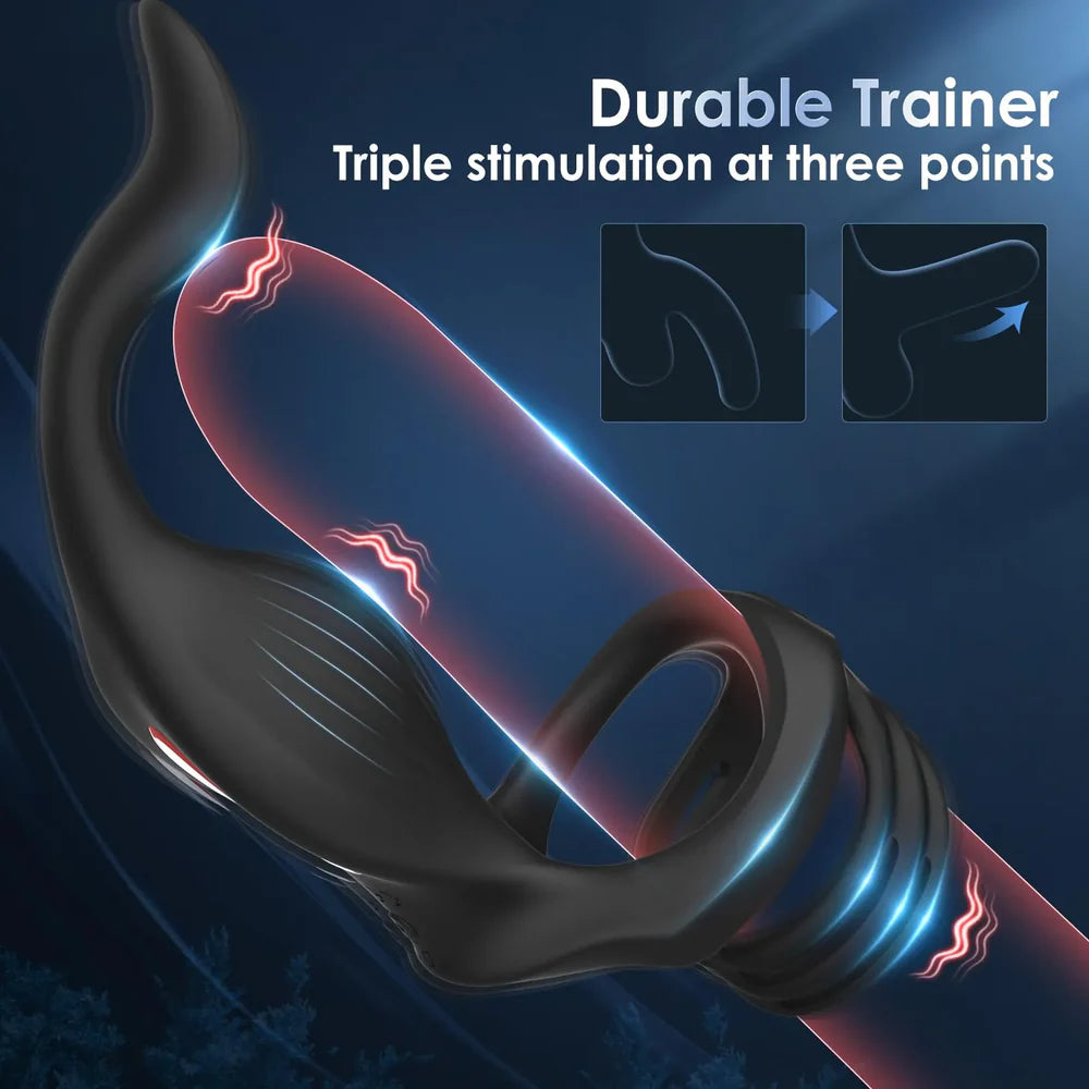 Prostate Massager Penis Testicle Perineum Anal Vibrator MT5