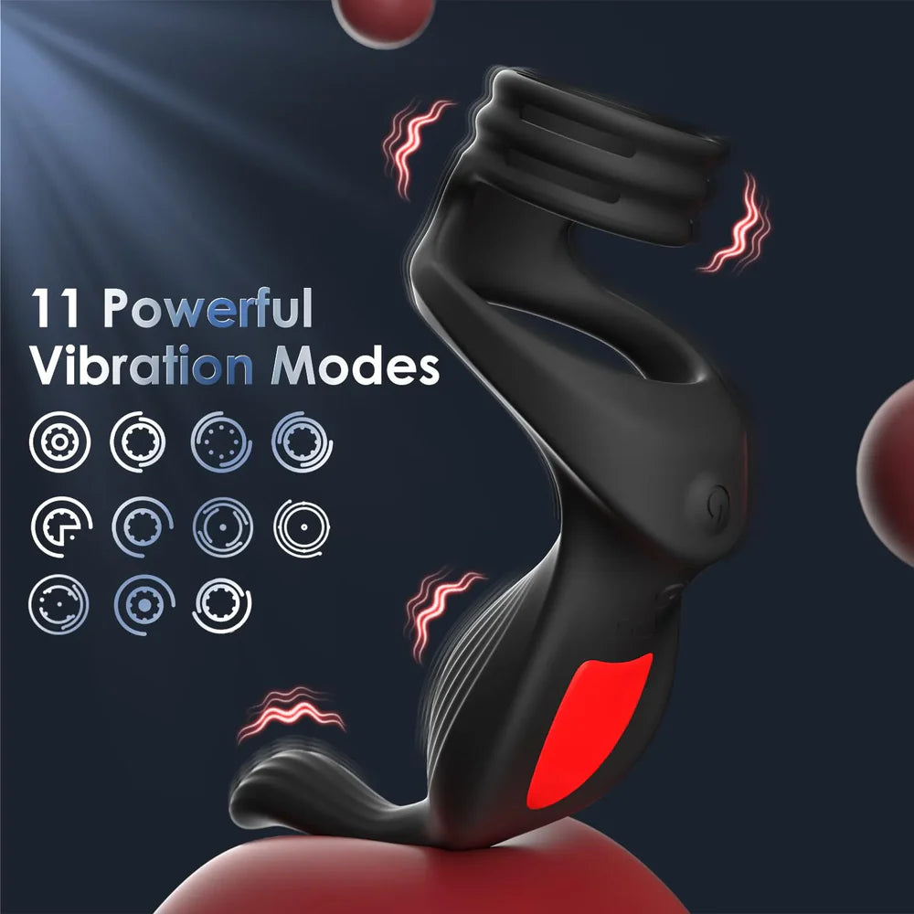 Prostate Massager Penis Testicle Perineum Anal Vibrator MT5