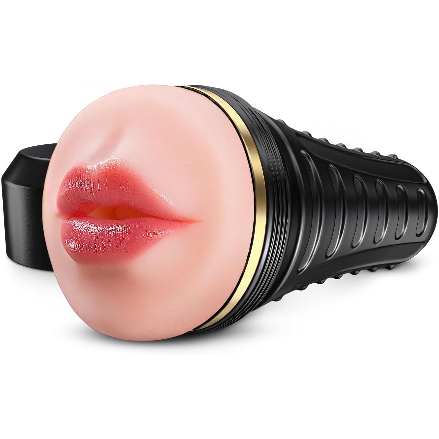 PU20: Real Feel Oral Masturbator for Men Sensual lips paired with a soft tongue