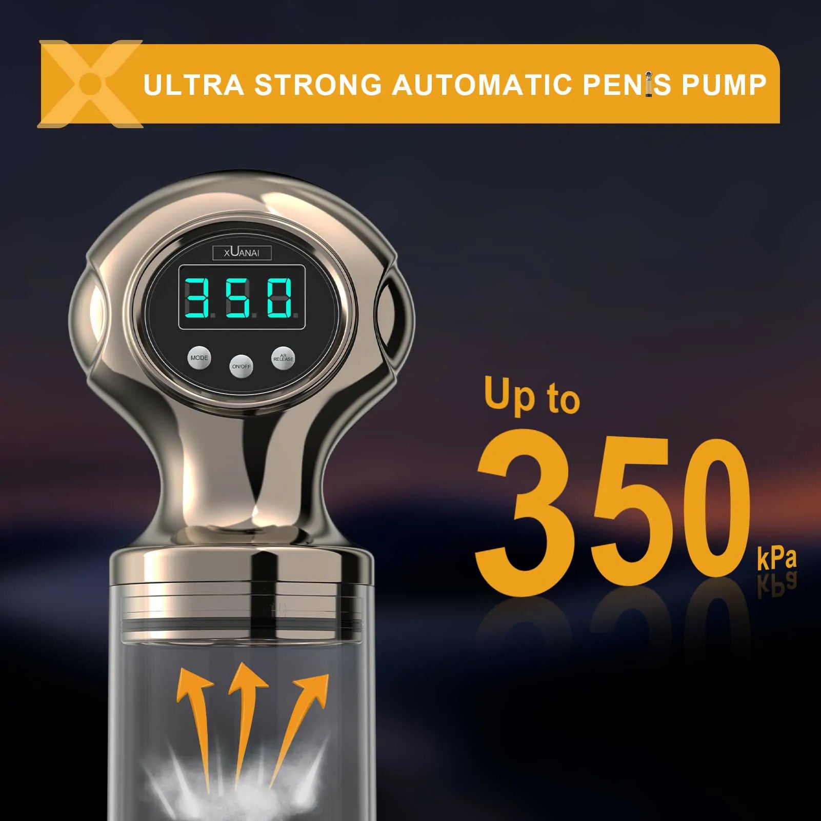 XP15: Large-Size Electric Vacuum Pump with LED Display and One-Touch Air Release