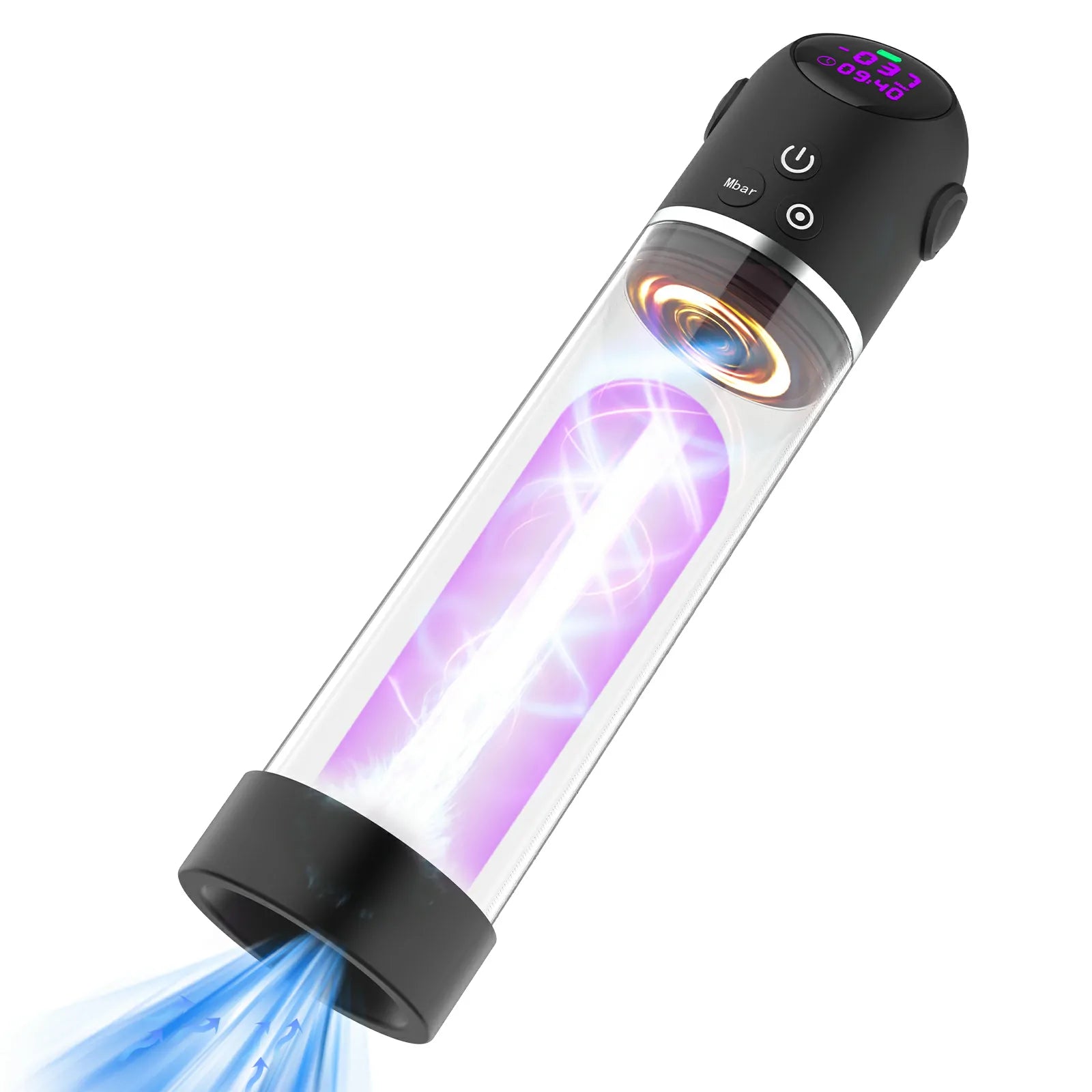Luxury Vacuum Penis Pump 4 Suction Digital Display One Key Release