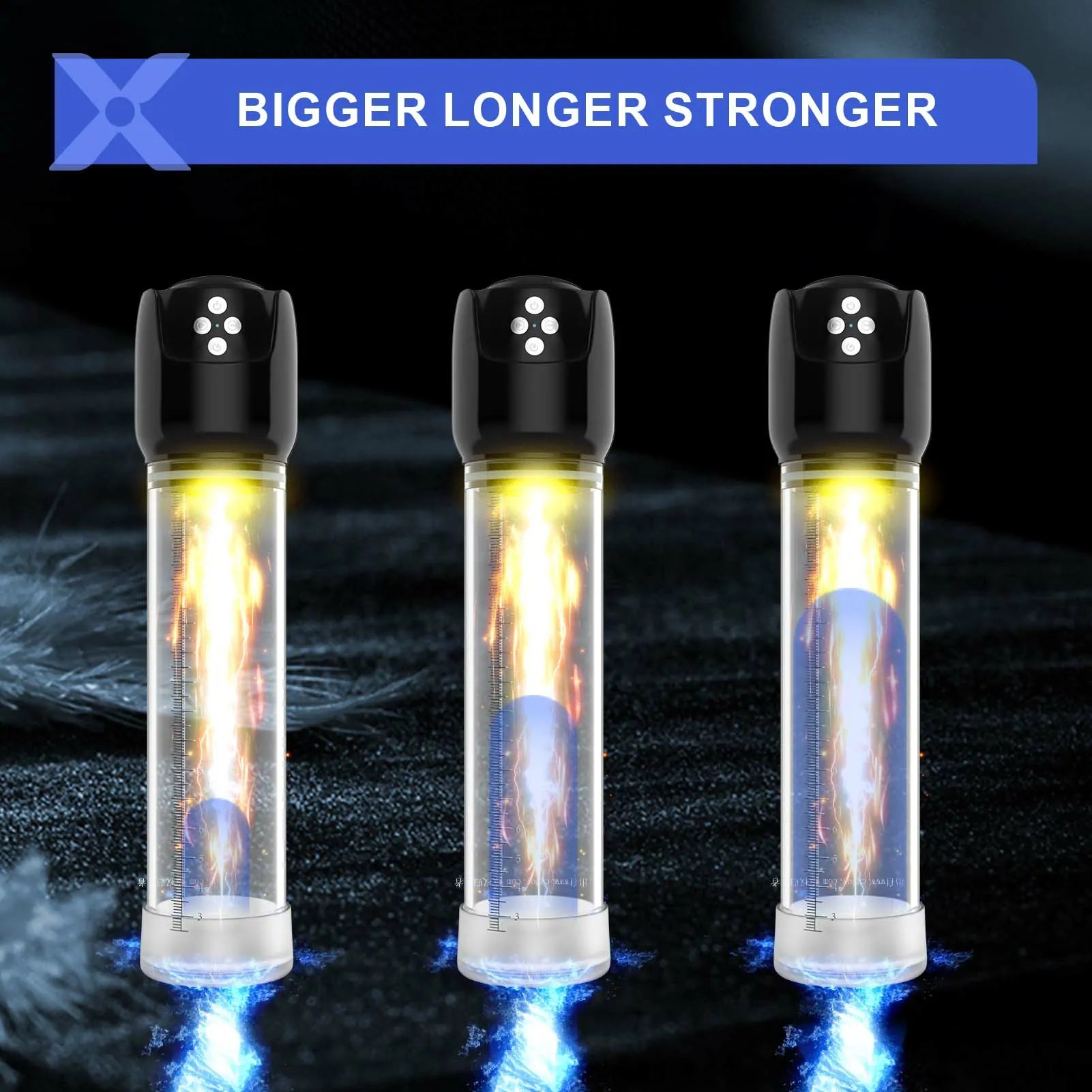 XP7: Multi-Function Penis Pump & Masturbator with 6-Level Suction and 3D Sleeve