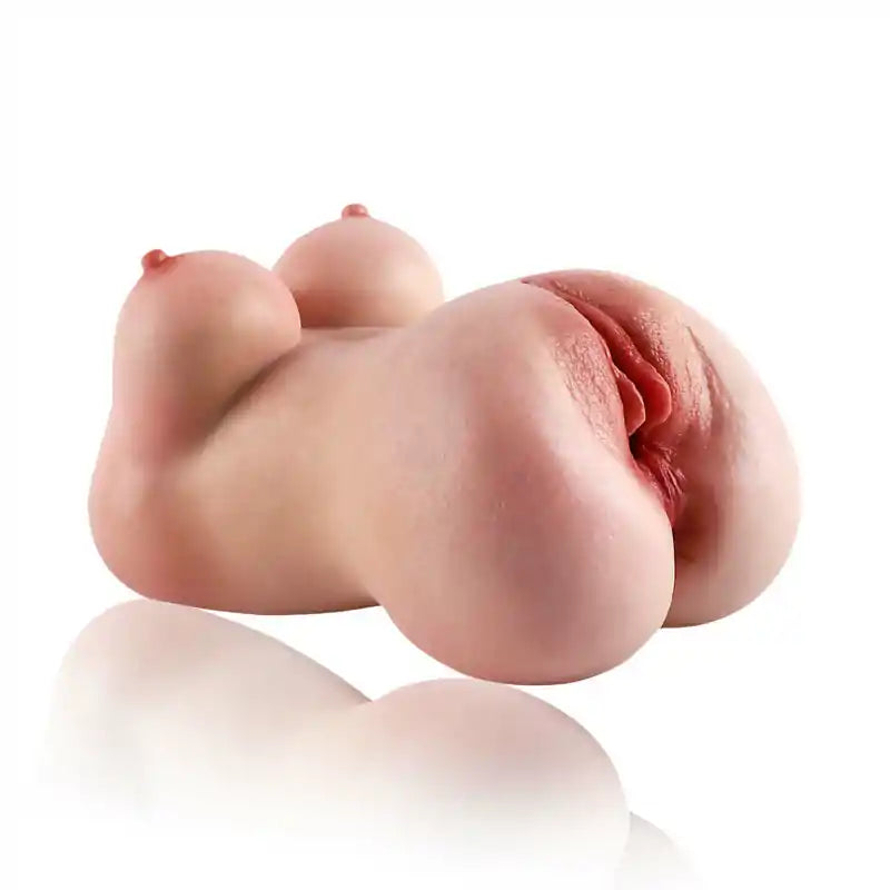 PUX05 Compact Chest & Butt Silicone Pocket Pussy Torso for Men