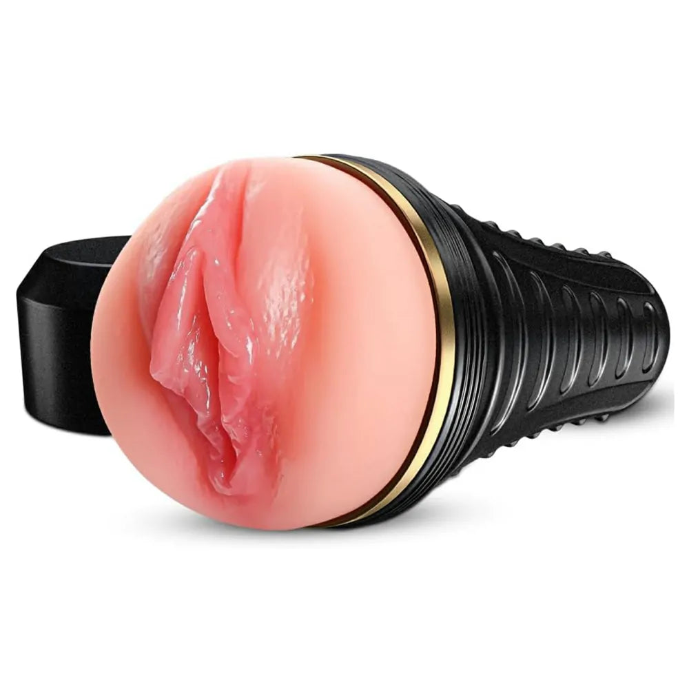 Realistic Pocket Pussy Masturbator 7.5-Inch Depth Textured Soft Channel for Men
