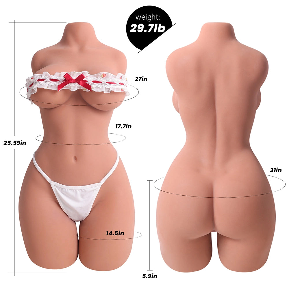 Emily-29.76LB Sexy Realistic Female Sex Doll Torso