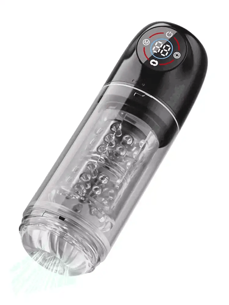 Automatic Male Masturbator with 7 Suction Modes 7 Rotation LCD Display