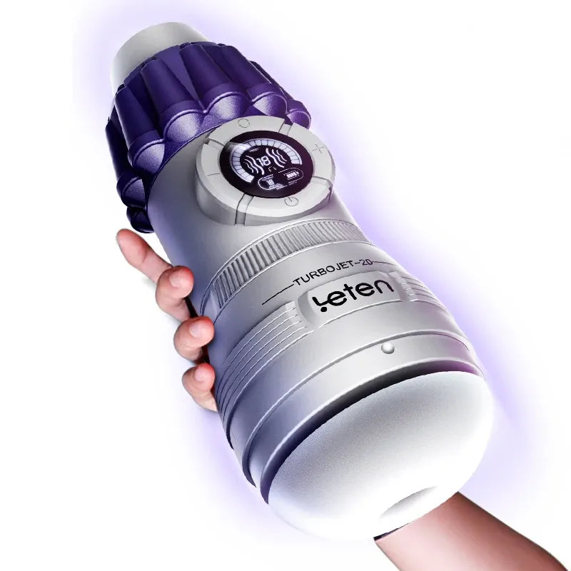 Leten TurboJet :Sucking Masturbator with 10 Suction and Vibration Modes Voice Interaction