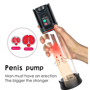 XP11 Silicone Ring 4 Modes Adjustable Suction Penis Pump
