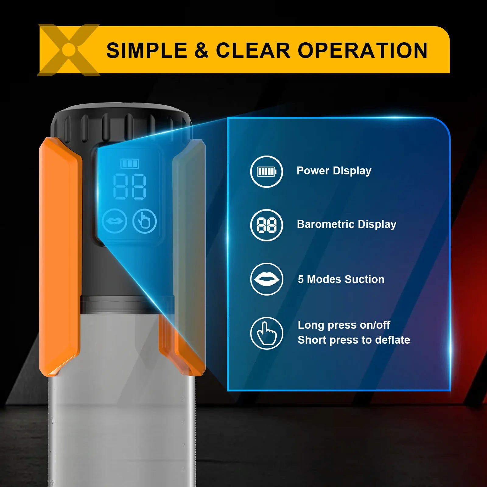 Electric vacuum Penis Pump With 5 Suction Levels For Enhancement & Extended Erection