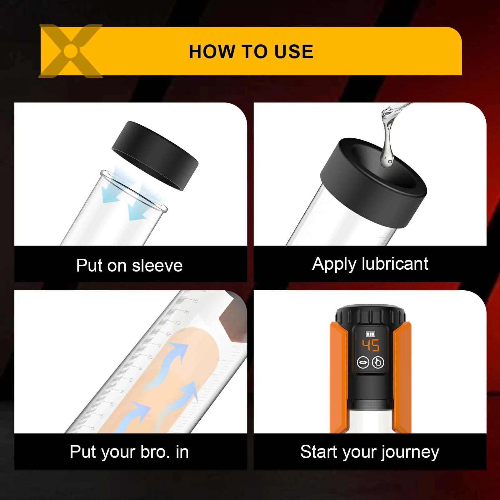 Electric vacuum Penis Pump With 5 Suction Levels For Enhancement & Extended Erection