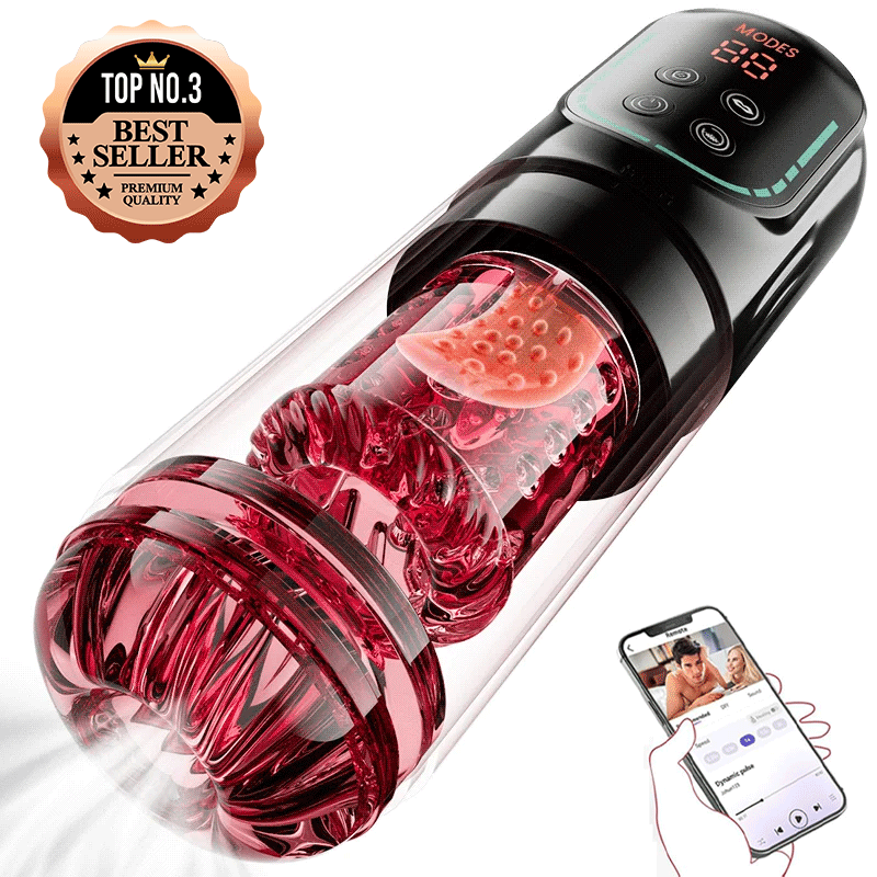 App Automatic Male Masturbator Toy,Fully Waterproof